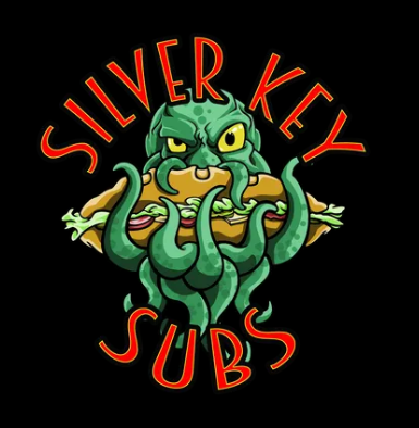 Lovecraftian Sandwiches, Wraps & Quesadillas - Fuel your next campaign with our themed eats. Try The Sub of Cthulhu, The Mindflayer Wrap, or The Caesar Out of Space. Vegetarian options like The Beholder are also available. Add chips and a drink to make it a combo! Lovecraftian Sandwiches, Wraps & Quesadillas - Fuel your next campaign with our themed eats. Try The Sub of Cthulhu, The Mindflayer Wrap, or The Caesar Out of Space. Vegetarian options like The Beholder are also available. Add chips and a drink to make it a combo!