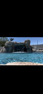 Lake Elsinore - Beach entry with large grotto Lake Elsinore - Beach entry with large grotto