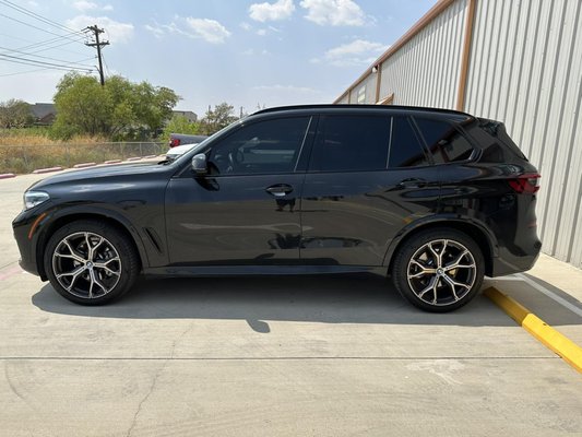 Ceramic Window Tint - Our ceramic window tint offers untouched clarity and blocks a maximum of 97% of infrared rays, delivering comfort you can feel and protection for your loved ones and kids. Made with quality materials and dependable technology, you can trust to deliver long-lasting protection. Enjoy a cooler, more comfortable ride. When it comes to making the choice between ceramic and non ceramic window tinting we understand there is a difference in performance, needs and price. Ceramic tint will block out more heat UV & IR rays than dyed, hybrid, or charcoal or carbon window tint. It will also last longer, not fader bubble with proper care as with anything. (no cleaning with ammonia for ANY window tint). If comfort with out going dark is your need this will still keep you cool even with a clear application & the darker you go the better it gets! Ceramic Window Tint - Our ceramic window tint offers untouched clarity and blocks a maximum of 97% of infrared rays, delivering comfort you can feel and protection for your loved ones and kids. Made with quality materials and dependable technology, you can trust to deliver long-lasting protection. Enjoy a cooler, more comfortable ride. When it comes to making the choice between ceramic and non ceramic window tinting we understand there is a difference in performance, needs and price. Ceramic tint will block out more heat UV & IR rays than dyed, hybrid, or charcoal or carbon window tint. It will also last longer, not fader bubble with proper care as with anything. (no cleaning with ammonia for ANY window tint). If comfort with out going dark is your need this will still keep you cool even with a clear application & the darker you go the better it gets!