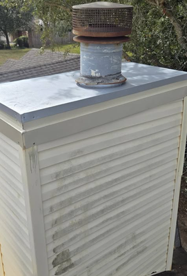 Fireplace Cap/ Trim/ Flashing repairs - Fireplace Cap/ Trim/ Flashing repairs Fireplace Cap/ Trim/ Flashing repairs - Fireplace Cap/ Trim/ Flashing repairs
