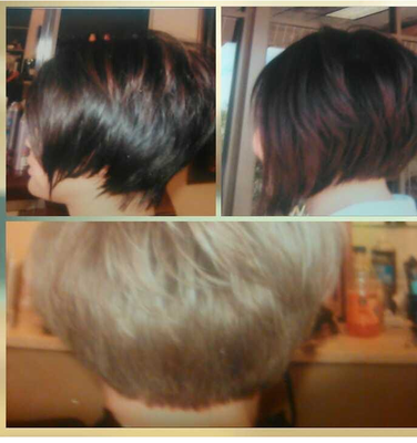 Jen's Work - A small compilation of Jen's work. A variety of bobs as well as beautiful blondes and highlights