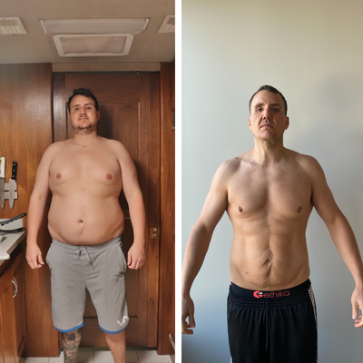 Lost 70lb in a year! - Bruno was a model client. He applied everything I taught him and was very dedicated from the start. He approached every session with great energy and was always eager to learn more to get better. When we started he weighed in at 248lb and a year later after a lot of hard work he cut down to 175lb!! Lost 70lb in a year! - Bruno was a model client. He applied everything I taught him and was very dedicated from the start. He approached every session with great energy and was always eager to learn more to get better. When we started he weighed in at 248lb and a year later after a lot of hard work he cut down to 175lb!!