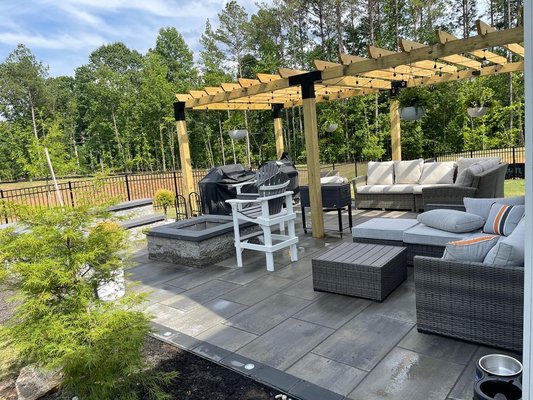 Back patio - This project was done in Clover  SC more pictures available if ask