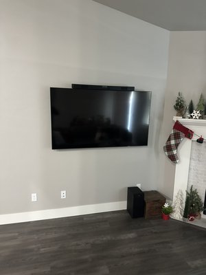 Television cable cleaning - Nice and clean way to hide the television cables Television cable cleaning - Nice and clean way to hide the television cables