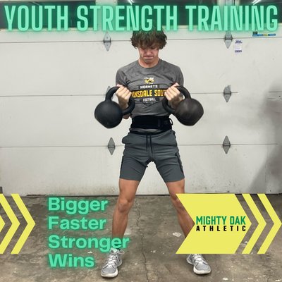 Strength Training for Kids - Are you looking to boost your child's confidence, increase their athleticism, and promote their overall health?
Look no further than our strength and conditioning training program at Mighty Oak Athletic!
Our team of expert coaches will provide your child with the tools they need to reach their full potential.
With our program, they'll gain strength, agility, and coordination while having fun in a supportive and safe environment.
Don't miss out on this incredible opportunity to give your child the gift of a lifetime!
Sign up now for a FREE trial session and see the results for yourself. Strength Training for Kids - Are you looking to boost your child's confidence, increase their athleticism, and promote their overall health?
Look no further than our strength and conditioning training program at Mighty Oak Athletic!
Our team of expert coaches will provide your child with the tools they need to reach their full potential.
With our program, they'll gain strength, agility, and coordination while having fun in a supportive and safe environment.
Don't miss out on this incredible opportunity to give your child the gift of a lifetime!
Sign up now for a FREE trial session and see the results for yourself.