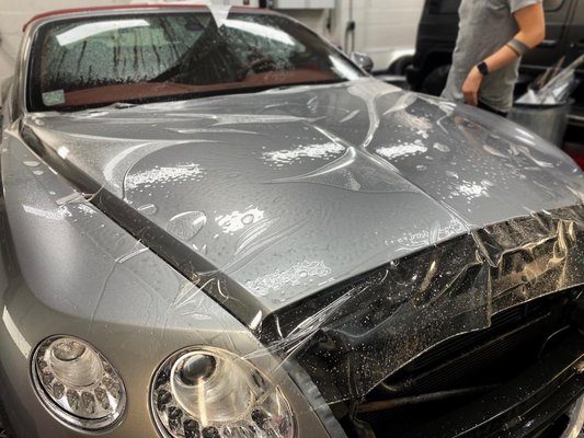 Bentley Continental Gt - Full front paint protection  Ceramic coating