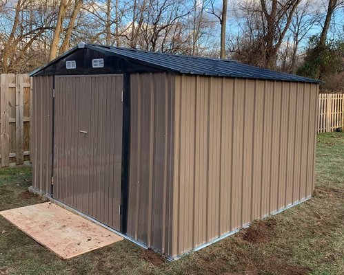 Outdoor Storage Shed - Metal Yard Sheet - Warehouse Assembly: From Foundation to Completion in Just Two Days!
Сompleted the entire process:
Laying a sturdy foundation.
Installing the floor frame and flooring.
Fully assembling walls, roof, and lockable doors.
The result: a secure and weatherproof storage space, ready for use in record time! Outdoor Storage Shed - Metal Yard Sheet - Warehouse Assembly: From Foundation to Completion in Just Two Days!
Сompleted the entire process:
Laying a sturdy foundation.
Installing the floor frame and flooring.
Fully assembling walls, roof, and lockable doors.
The result: a secure and weatherproof storage space, ready for use in record time!