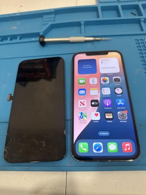 iPhone 12 pro max repair 2025 - This repair was done on an iPhone 12 pro max to rehab the screen.