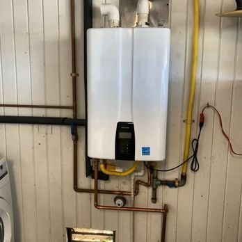Navien NPE A2 240 Tankless Water Heater installation in San Diego - New Navien NPE-A2 240 tankless water heater replaced the old 50-gallon storage tank water heater for better efficiency and endless hot water. Navien NPE A2 240 Tankless Water Heater installation in San Diego - New Navien NPE-A2 240 tankless water heater replaced the old 50-gallon storage tank water heater for better efficiency and endless hot water.