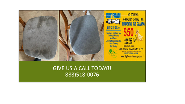 DRYFOAM CLEANING SERVICES - This is the second time I have brought rugs for cleaning. I have been  very happy every time.  These rugs range from Kilimanjaro to iriental wool rug which is antique and valuable. They did a marvelous job cleaning them all. Could not be happier!!