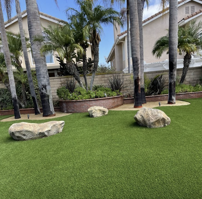Artificial Grass - We are family owned and operated businesses with 30+ years of experience. We offer commercial and residential services. We specialize in concrete, retaining walls, BBQ, handicap ramps, pavers, sidewalks and artificial grass. We always go the extra mile. Call us today for a free estimate!