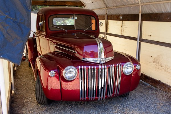 Classic Truck Polish and Ceramic Sealant - This 1947 Ford Pickup had some light scratches and no protection on the paint. We polished it to remove the light scratches and then applied a ceramic sealant to protect the paint from uv rays, water spots, and other paint damaging substances. The ceramic sealant also helps to repel water and give the paint a glossy look. If you want us to take care of your vehicle whether its a show car or a daily driver we are here for you, just give us a call.