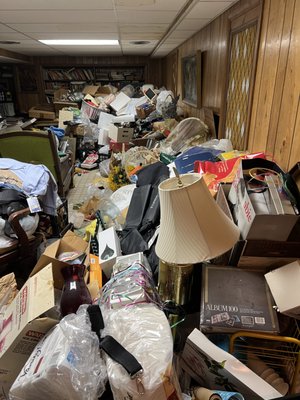 Hoarder house in Silver Spring, MD - When mom passed away suddenly, out of town children returned to the family homestead to discover a complete nightmare!
The children contacted Downsizing Specialists, LLC to come in and take charge of the situation. We crafted a plan to remove all the debris from the house. Our team systematically went through the entire house, room by room; floor by floor.
Four roll-back dumpsters; 10 pickup trucks to local charities; and a huge relief for the family.
We did not take extensive photos on this project out of respect to the family. Hoarder house in Silver Spring, MD - When mom passed away suddenly, out of town children returned to the family homestead to discover a complete nightmare!
The children contacted Downsizing Specialists, LLC to come in and take charge of the situation. We crafted a plan to remove all the debris from the house. Our team systematically went through the entire house, room by room; floor by floor.
Four roll-back dumpsters; 10 pickup trucks to local charities; and a huge relief for the family.
We did not take extensive photos on this project out of respect to the family.