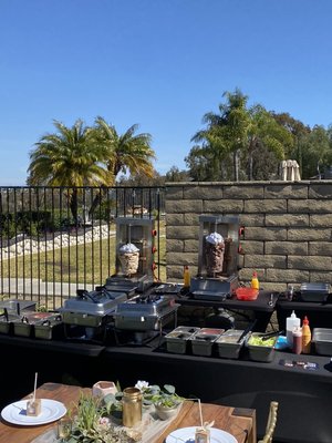 Live Catering Event- Anaheim Hills - Full service on site-live catering event in Anaheim Hills for a Kid Baptism celebration. Steak shawarma, chicken shawarma, and french fries all made fresh on site. Live Catering Event- Anaheim Hills - Full service on site-live catering event in Anaheim Hills for a Kid Baptism celebration. Steak shawarma, chicken shawarma, and french fries all made fresh on site.