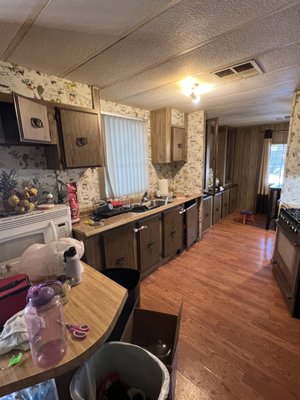 Kitchen Remodel 2025 - This is just the kitchen showing from a FULL home renovation done in a home in Tucson in 2025. Complete remodel from floor to ceiling.
