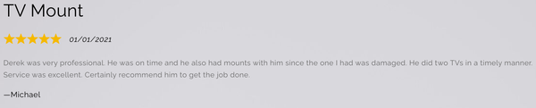 Reviews from Clients! - Reviews given by clients throughout the years. Check them out! Reviews from Clients! - Reviews given by clients throughout the years. Check them out!