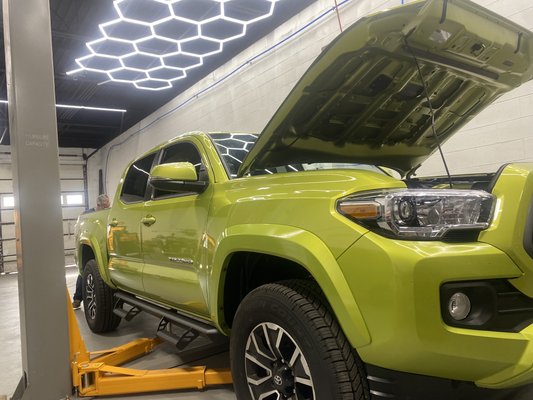 Leveling kit on a 2024 Tacoma TRD. Love this color! - Leveling kit. Leveling kit on a 2024 Tacoma TRD. Love this color! - Leveling kit.