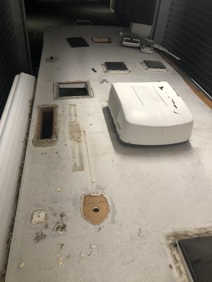 Hail Damaged Roof Replacement - Our Step-by-Step Approach to Replacing an RV Roof Damaged by Hail
Hail damage is one of the most common reasons RV roofs need replacing, and at Master Tech RV Repair & Storage, we make the process as smooth and stress-free as possible. If your RV has suffered hail damage, here’s how we handle the repair from start to finish—getting you back on the road as quickly as possible.

Step 1: Inspection & Insurance Estimate
The first step is bringing your RV to our shop so we can assess the damage. We’ll:
✔ Take detailed photos of the hail damage
✔ Document the necessary repairs and replacements
✔ Prepare a comprehensive estimate for your insurance company

This step ensures you get a thorough and accurate claim.

Step 2: Submit the Estimate to Your Insurance Company
Once we have all the details, we’ll send the repair estimate directly to your insurance provider. We work with most major insurance companies and will help you navigate the claims process.

Step 3: Order Parts After Insurance Approval
Once your insurance company approves the claim, we move forward by ordering all necessary parts and materials for the roof replacement. Depending on the roofing material (EPDM, TPO, or fiberglass), this can take a few days to a couple of weeks.

Step 4: Schedule Your RV for Roof Replacement
Once the parts arrive, we’ll contact you to schedule your RV for its roof replacement. This ensures that once your RV is in the shop, we can get to work immediately—minimizing downtime.

Step 5: Roof Replacement (3-4 Weeks In-House)
Now it’s time for the real transformation! Over the next few weeks, our expert technicians will:

🔹 Remove the damaged roof – Carefully taking off the old roofing material and inspecting the substructure.
🔹 Repair any underlying damage – Replacing any compromised wood or insulation.
🔹 Install the new roof – Applying adhesive, sealing seams, and securing all components.
🔹 Reinstall all fixtures – A/C units, vents, skylights, and trim.
🔹 Seal and waterproof everything – Ensuring your RV is completely weatherproof.

This process takes 3-4 weeks, depending on the extent of the damage and the type of roof being installed.

Final Inspection & Pickup
Once the new roof is installed, we’ll conduct a final inspection and water test to ensure everything is sealed and ready for the road. Then, we’ll walk you through the repairs, answer any questions, and get you back on the road—hail damage-free! 🚐💨

Why Choose Master Tech RV Repair & Storage?
✔ Insurance Experts – We work directly with your insurance company so you don’t have to.
✔ Top-Quality Workmanship – Our experienced team ensures a leak-proof, long-lasting roof.
✔ Hassle-Free Process – We handle everything from the estimate to the final inspection.

If your RV has been damaged by hail, don’t wait! The longer you delay, the greater the risk of leaks and further damage.

📅 Schedule your inspection today – Give us a call or visit mastertechrvrepair.com to get started!