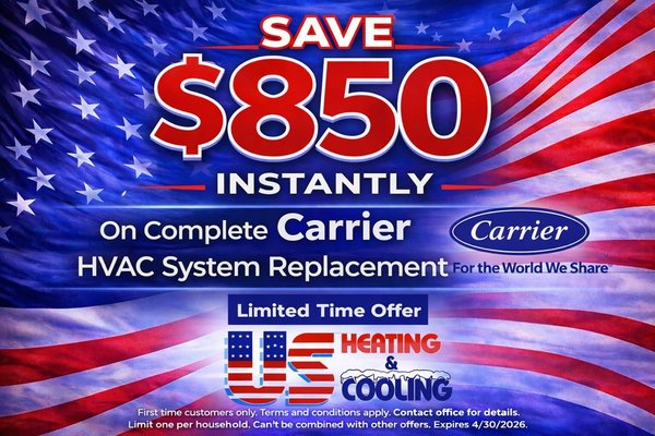 Replace Your System With Us - Great Deal on Complete Carrier HVAC System Replacement Replace Your System With Us - Great Deal on Complete Carrier HVAC System Replacement