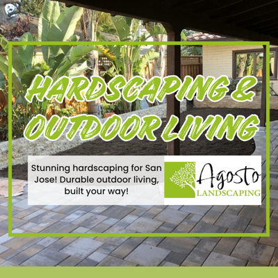 🌳 Hardscaping & Outdoor Living – San Jose’s Premier Landscape Transformations - 🌳 Hardscaping & Outdoor Living – San Jose’s Premier Landscape Transformations
Agosto Landscaping is San Jose’s trusted provider for hardscaping and outdoor construction, serving San Jose, Santa Clara, Sunnyvale, and the wider South Bay. With 20+ years of local experience, our licensed crew delivers patios, walkways, paver driveways, landscape walls, fire pits, and custom water features that endure California’s climate. Homeowners, HOAs, and real estate professionals know our team for quality, reliability, and stunning results.

Why Choose Agosto Landscaping for Hardscaping?
Expert, local, fully insured contractors
Custom patios, stonework, fire pits, outdoor kitchens, and landscape lighting
Skilled in both design and permit-compliant construction
Project management from site prep to finishing touches
Eco-friendly options: permeable pavers, drought-tolerant designs
The Agosto Hardscaping Process
Free design consult and quote with tailored outdoor solutions
Detailed planning, material selection, and 3D layouts
Construction by experienced craftsmen who respect your property
Finishing touches and thorough site cleanup
Final walkthrough—your satisfaction guaranteed!
Specialty Hardscape Solutions
Paver patios, concrete pathways, walls & planters
Gas and wood fire pits, pergolas, and outdoor seating
Water features including custom waterfalls and fountains
Serving: San Jose, Cupertino, Santa Clara, Sunnyvale, Campbell, Milpitas, and surrounding zip codes.