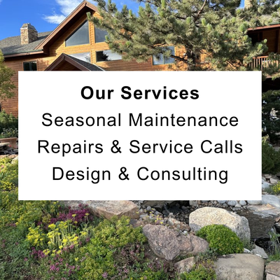 Our Services - Pond People LLC is happy to offer pond and water feature service and maintenance to the greater Windsor area and Northern Colorado. Now is the time for Spring Cleaning. Let us get your pond up and running for the season. Check out our services page and call us to work out a service plan that's right for you.