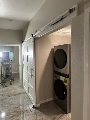 Cover laundry area - Customized Doors Cover laundry area - Customized Doors