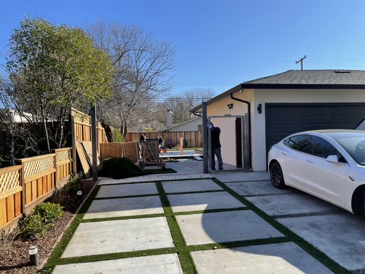 Custom double gate + pedestrian gates with IPE.
Jan 2022 - Double gate & 2 pedestrian gates built with IPE. Custom double gate + pedestrian gates with IPE.
Jan 2022 - Double gate & 2 pedestrian gates built with IPE.