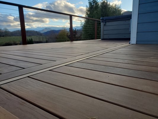 Custom Ipe Deck Addition in Leicester - Ipe decking, new deck addition, screened porch, Hot Tub support structure, Ipe railing with stainless cables. Custom Ipe Deck Addition in Leicester - Ipe decking, new deck addition, screened porch, Hot Tub support structure, Ipe railing with stainless cables.