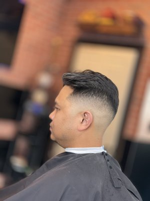 Comb over Fade - Our customer asked us to Make him look good and I think he was beyond satisfied! Please come us! Comb over Fade - Our customer asked us to Make him look good and I think he was beyond satisfied! Please come us!