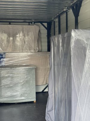 Local move. - Customer was remodelling home. We moved all furniture into a pod. Unloaded everything back into the home after remodelling was completed.