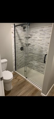Multiple projects such as Basement finishing Kitchen’s bathrooms - This was an Full Basement Remodel. We did a new bathroom, kitchen, main room, stairs, and ceiling