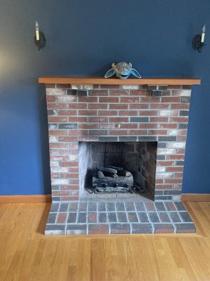 Fireplaces - Freshly Painted Fireplaces