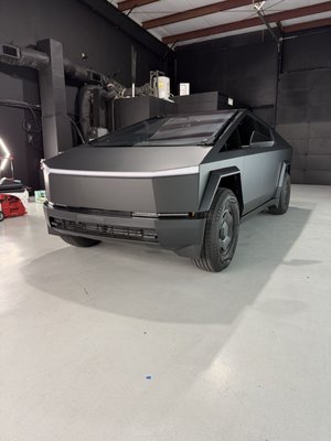 Tesla Cybertruck – 3M Deep Matte Black - Full color change on this Tesla Cybertruck using 3M Deep Matte Black. The ultra-matte finish completely changes the look of the stainless steel exterior while keeping the Cybertruck’s sharp body lines and unique design.
Professionally installed by Wrap Oasis in the DFW area. Tesla Cybertruck – 3M Deep Matte Black - Full color change on this Tesla Cybertruck using 3M Deep Matte Black. The ultra-matte finish completely changes the look of the stainless steel exterior while keeping the Cybertruck’s sharp body lines and unique design.
Professionally installed by Wrap Oasis in the DFW area.