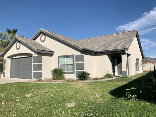 San Bernardino October 2020 - Before and after of the San Bernardino exterior job San Bernardino October 2020 - Before and after of the San Bernardino exterior job
