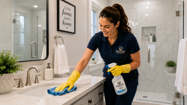 Standard House Cleaning - Our standard house cleaning service helps keep your home fresh, clean, and comfortable. We clean kitchens, bathrooms, bedrooms, living areas, dust furniture, vacuum carpets, mop floors, sanitize high-touch surfaces, and empty trash. Prestige Clean Services provides reliable recurring cleaning services for homeowners throughout the Cleveland area with attention to detail and consistent quality. Standard House Cleaning - Our standard house cleaning service helps keep your home fresh, clean, and comfortable. We clean kitchens, bathrooms, bedrooms, living areas, dust furniture, vacuum carpets, mop floors, sanitize high-touch surfaces, and empty trash. Prestige Clean Services provides reliable recurring cleaning services for homeowners throughout the Cleveland area with attention to detail and consistent quality.