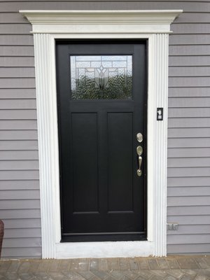 Front Door Installation - Removed old damaged front door and installed a new entry door. Ensured proper fit, alignment, and secure locking. Improved home security, insulation, and overall appearance. Front Door Installation - Removed old damaged front door and installed a new entry door. Ensured proper fit, alignment, and secure locking. Improved home security, insulation, and overall appearance.