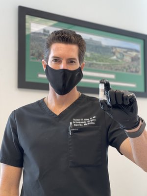 PRP & Stem Cell Therapy - Cell-based therapy has gained a lot of attention in the medical community and media over the past few years and for good reason. Treatments such as Platelet-Rich Plasma (PRP) and Stem Cell Therapy can be a great adjunct to treatment of acute and chronic conditions. Due to the potential benefits many athletes and celebrities have been know to obtain these treatments despite their cost. Luckily, at Legacy Orthopaedics cell-based therapy has become more cost-effective and accessible so a wider range of patients can benefit. Platelet Rich Plasma (PRP) is the most common type of cell-based therapy we use in our practice. To complete the procedure the patient’s own blood is drawn and processed to obtain the exact cell layer and fluid desired, which is then injected into the site of injury. Similarly, stem cells can be harvested from the patient’s own bone marrow or from other sources, then injected into the site of injury as well. Although cell-based therapy is often used in addition to other treatments they are worth considering due to the many benefits they can provide. PRP & Stem Cell Therapy - Cell-based therapy has gained a lot of attention in the medical community and media over the past few years and for good reason. Treatments such as Platelet-Rich Plasma (PRP) and Stem Cell Therapy can be a great adjunct to treatment of acute and chronic conditions. Due to the potential benefits many athletes and celebrities have been know to obtain these treatments despite their cost. Luckily, at Legacy Orthopaedics cell-based therapy has become more cost-effective and accessible so a wider range of patients can benefit. Platelet Rich Plasma (PRP) is the most common type of cell-based therapy we use in our practice. To complete the procedure the patient’s own blood is drawn and processed to obtain the exact cell layer and fluid desired, which is then injected into the site of injury. Similarly, stem cells can be harvested from the patient’s own bone marrow or from other sources, then injected into the site of injury as well. Although cell-based therapy is often used in addition to other treatments they are worth considering due to the many benefits they can provide.