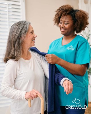 What does a Caregiver do? - Griswold caregivers provide non-medical, in-home support for seniors and adults with disabilities, injuries, or illnesses to help them maintain independence. Duties include personal care (bathing, dressing), companionship, homemaking (cleaning, meals), transportation, and specialized support for conditions like ALS or dementia, with services customized to individual needs. What does a Caregiver do? - Griswold caregivers provide non-medical, in-home support for seniors and adults with disabilities, injuries, or illnesses to help them maintain independence. Duties include personal care (bathing, dressing), companionship, homemaking (cleaning, meals), transportation, and specialized support for conditions like ALS or dementia, with services customized to individual needs.