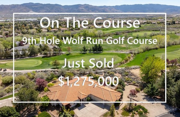 Wolf Run Golf Course Home - A location that can’t be beat. This spacious 3261 sqft home sits on a large extensively landscaped .64 acre lot that backs to the 9th green and fairway of the Wolf Run Golf Course. Upon entering this home you will be captivated by panoramic views of the golf course, mountains and city as you step into the great room. Directly off of the great room is a separate dining room illuminated by a sparkling crystal chandelier, as well as the fourth bedroom that also serves an office, offering versatility and a convenient ensuite full bath. The generous sized kitchen, casual dining area, and family room boast warm natural wood floors, and a gas log fireplace. Additionally, matching black granite with quartz accents cover the kitchen countertops and fireplace surround/mantle. In this area you can watch the golfers and enjoy the expansive views this home offers. Retreat to the spacious private master suite, secluded from the guest bedrooms, with a large walk-in closet with closet organizers, as well as in-room access to the deck. Indulge in the spa-like master bathroom complete with a jetted garden tub, walk in shower, and marble finishes throughout. Vaulted ceilings in the great room, master bedroom, dining room, and family room add to the home's sense of space and abundant natural light. Enjoy outdoor living at its finest on the large, covered wood deck, surrounded by extensively landscaped grounds featuring natural stone walkways and a gardening area. Additional features include, a large sweeping driveway with plenty of parking space, stucco exterior, tile roof, elegant archways, high ceilings, stately pillars in the dining room, an inset wet bar in the great room, an oversized three-car garage with ample space for vehicles and storage, and a large 75 gallon hot water heater. Walking distance to golfing, and just a short drive to hiking, skiing, and the sparkling shores of Lake Tahoe, every adventure is right at your doorstep. Wolf Run Golf Course Home - A location that can’t be beat. This spacious 3261 sqft home sits on a large extensively landscaped .64 acre lot that backs to the 9th green and fairway of the Wolf Run Golf Course. Upon entering this home you will be captivated by panoramic views of the golf course, mountains and city as you step into the great room. Directly off of the great room is a separate dining room illuminated by a sparkling crystal chandelier, as well as the fourth bedroom that also serves an office, offering versatility and a convenient ensuite full bath. The generous sized kitchen, casual dining area, and family room boast warm natural wood floors, and a gas log fireplace. Additionally, matching black granite with quartz accents cover the kitchen countertops and fireplace surround/mantle. In this area you can watch the golfers and enjoy the expansive views this home offers. Retreat to the spacious private master suite, secluded from the guest bedrooms, with a large walk-in closet with closet organizers, as well as in-room access to the deck. Indulge in the spa-like master bathroom complete with a jetted garden tub, walk in shower, and marble finishes throughout. Vaulted ceilings in the great room, master bedroom, dining room, and family room add to the home's sense of space and abundant natural light. Enjoy outdoor living at its finest on the large, covered wood deck, surrounded by extensively landscaped grounds featuring natural stone walkways and a gardening area. Additional features include, a large sweeping driveway with plenty of parking space, stucco exterior, tile roof, elegant archways, high ceilings, stately pillars in the dining room, an inset wet bar in the great room, an oversized three-car garage with ample space for vehicles and storage, and a large 75 gallon hot water heater. Walking distance to golfing, and just a short drive to hiking, skiing, and the sparkling shores of Lake Tahoe, every adventure is right at your doorstep.