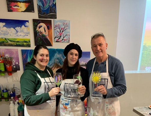 Paint & Sip: Wine Glass Edition Experience in Calgary - As Low As $45 / person
🍷 Ever thought your wine glass could be a work of art? Join us at Raw Canvas for a creative twist on your typical night out! In this unique session, you'll paint your very own wine glass masterpiece while enjoying great vibes and step-by-step guidance from our instructor. This session lets you turn a simple wine glass into your own work of art. We’ll guide you as you paint, while you can sip, and unwind in our relaxed studio setting made for good vibes and easy creativity. No experience needed, just come ready to unwind, get playful with paint, and leave with a wine glass that feels uniquely yours. Paint & Sip: Wine Glass Edition Experience in Calgary - As Low As $45 / person
🍷 Ever thought your wine glass could be a work of art? Join us at Raw Canvas for a creative twist on your typical night out! In this unique session, you'll paint your very own wine glass masterpiece while enjoying great vibes and step-by-step guidance from our instructor. This session lets you turn a simple wine glass into your own work of art. We’ll guide you as you paint, while you can sip, and unwind in our relaxed studio setting made for good vibes and easy creativity. No experience needed, just come ready to unwind, get playful with paint, and leave with a wine glass that feels uniquely yours.