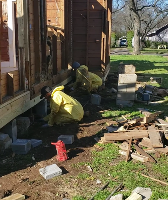 On site - Here is a different perspective of what our day to day looks like. Call us for more details on how we can help you level your home. On site - Here is a different perspective of what our day to day looks like. Call us for more details on how we can help you level your home.