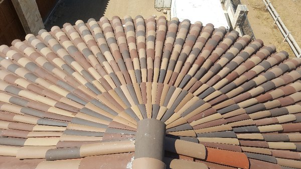Custom Clay Tile Roof - Great work isn't cheap and cheap work isn't great. Here's a true 2 piece custom clay tile roof, 5 different blends of colors, true turrets and random boost right here in Quartz Hill. This customer went with copper flashing and high performance self adhering underlayment that should last 50 years. It's a true beauty! Custom Clay Tile Roof - Great work isn't cheap and cheap work isn't great. Here's a true 2 piece custom clay tile roof, 5 different blends of colors, true turrets and random boost right here in Quartz Hill. This customer went with copper flashing and high performance self adhering underlayment that should last 50 years. It's a true beauty!