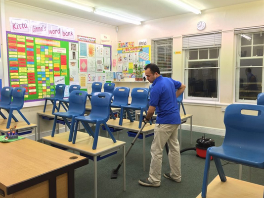 Schools - Professional janitorial services for schools serve an important function in any educational setting. Although students and teachers may attempt to keep public areas clean, they cannot complete this task alone. Your janitor is not only responsible for keeping surfaces clean and disinfected, they will also ensure every area of the school is neat, clean, and well maintained. Schools - Professional janitorial services for schools serve an important function in any educational setting. Although students and teachers may attempt to keep public areas clean, they cannot complete this task alone. Your janitor is not only responsible for keeping surfaces clean and disinfected, they will also ensure every area of the school is neat, clean, and well maintained.