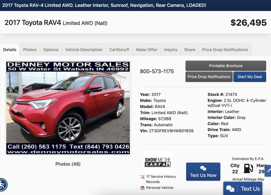 Inventory for Sale! - Call Today at 800-573-1175!