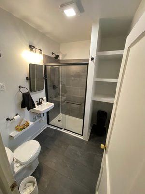 Bathroom Upgrade - Another bathroom upgrade complete. This project shows the plumbing work behind a new freestanding shower, finished with glass doors and black fixtures. From rough-in to final fixture connections, our team handled the plumbing to ensure everything functions properly and meets code.
If you’re updating a bathroom or planning a remodel, trust Optimal Plumbing to get the plumbing done right the first time.

📞 414-387-2332
Or visit us online at: www.optimalplumbingwi.com