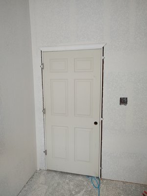 Lavernia door install - Installed 14 doors and trimmed them out on a new build today Lavernia door install - Installed 14 doors and trimmed them out on a new build today