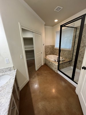 Bathroom Remodel - This was a master bathroom and closets the we did open and full renovation with all modern fixtures and very quality material ask me how we did it!!!! Bathroom Remodel - This was a master bathroom and closets the we did open and full renovation with all modern fixtures and very quality material ask me how we did it!!!!