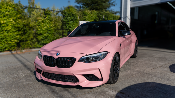 2020 BMW M2 Competition - 2020 BMW M2 Competition reimagined with a stunning pink wrap, bringing a fresh, feminine touch to this powerhouse. A perfect blend of style and performance. 2020 BMW M2 Competition - 2020 BMW M2 Competition reimagined with a stunning pink wrap, bringing a fresh, feminine touch to this powerhouse. A perfect blend of style and performance.