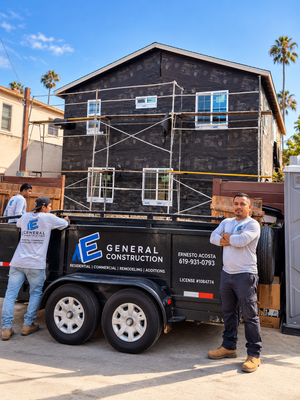 HARDIE SIDING  AT 152 K ST CHULA VISTA CA 91911 - PLACE NEW HARDIE SIDING