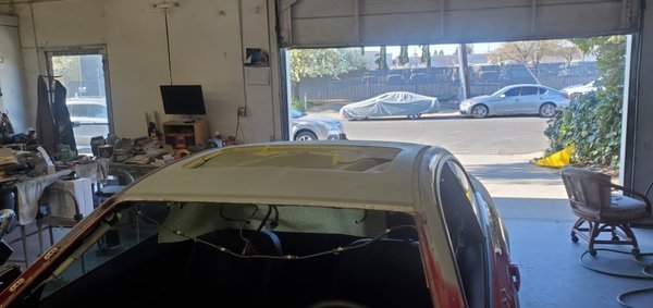 Roof repair on a BMW - BMW roof swap out to a new roof from beginning to end complete change out to bringing back to new Roof repair on a BMW - BMW roof swap out to a new roof from beginning to end complete change out to bringing back to new